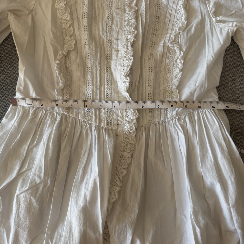 Doen Darby Dress Size S - Powder White - Picture 7 of 8